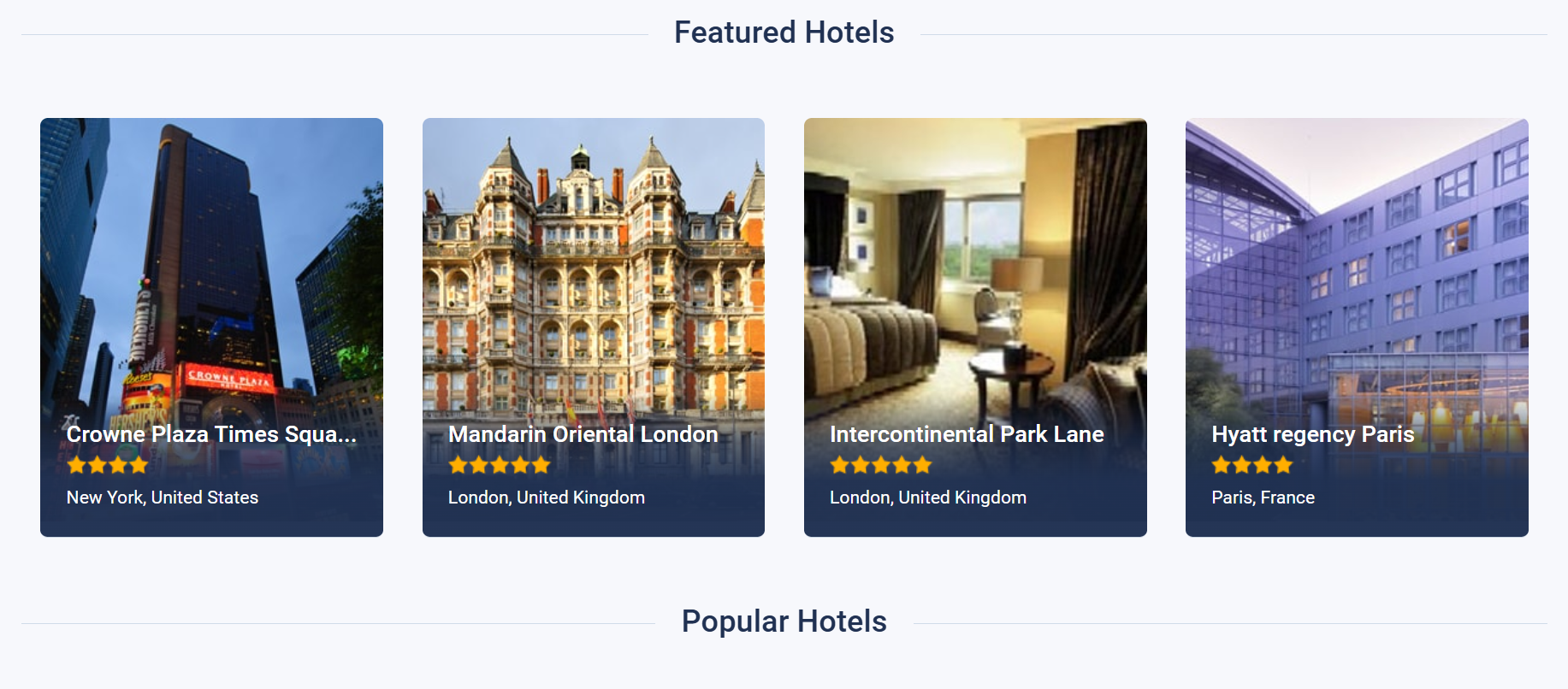 travel booking and management website